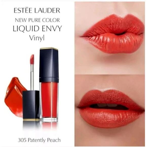 Estée Lauder Pure Color Envy Liquid Vinyl Lip Color 305 Patently Peachy New - Picture 1 of 4